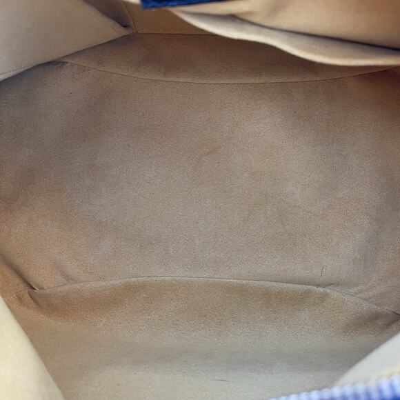 Louis Vuitton Mahina Shoulder Bag Black Denim Hobo Bag - Picture 13 of 16